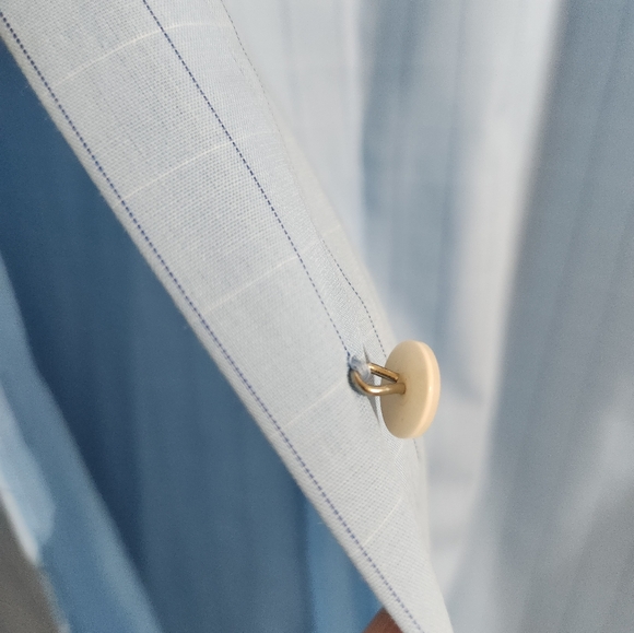 NEW!! Van Heusen Button Down Shirt Thin Stripes Career Shirt Professional Sz L - Picture 14 of 14